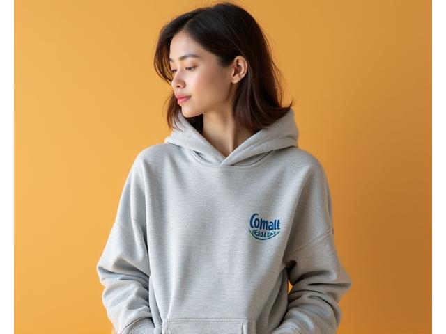 Female model wearing Starfall Nexus hoodie