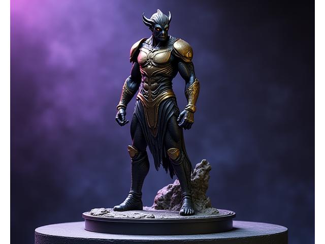 Highly detailed Chronos figure from 'Aetherbound' comic series