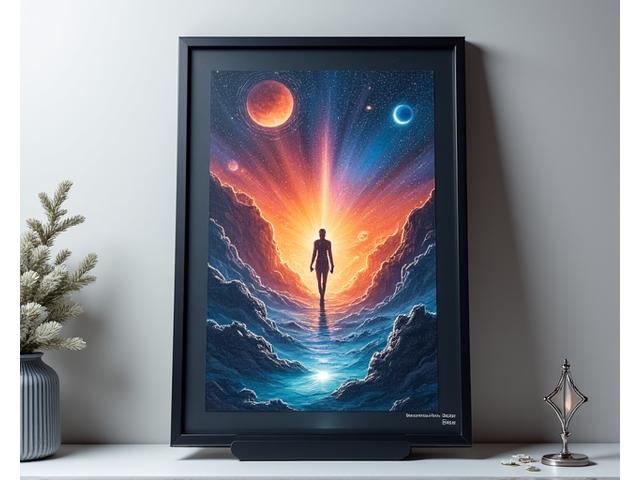 Limited edition numbered art print of Starfall comic cover