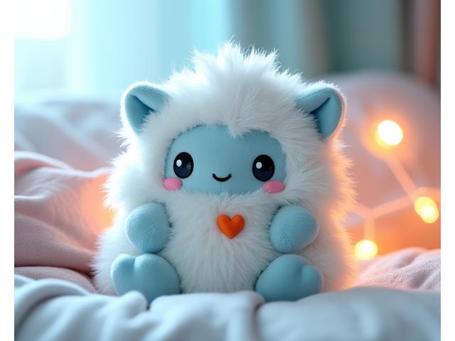 Cute plush toy of an Aetherling creature